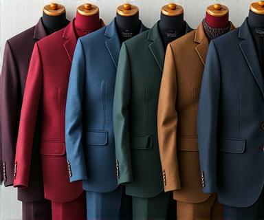 Trending suit colors seasonal collection